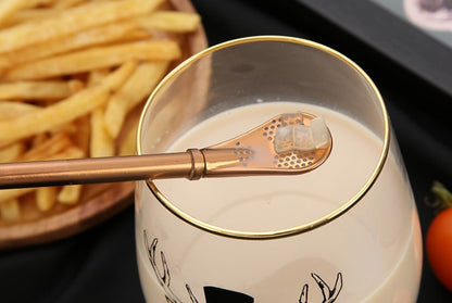 304 Stainless Steel Straw Spoon