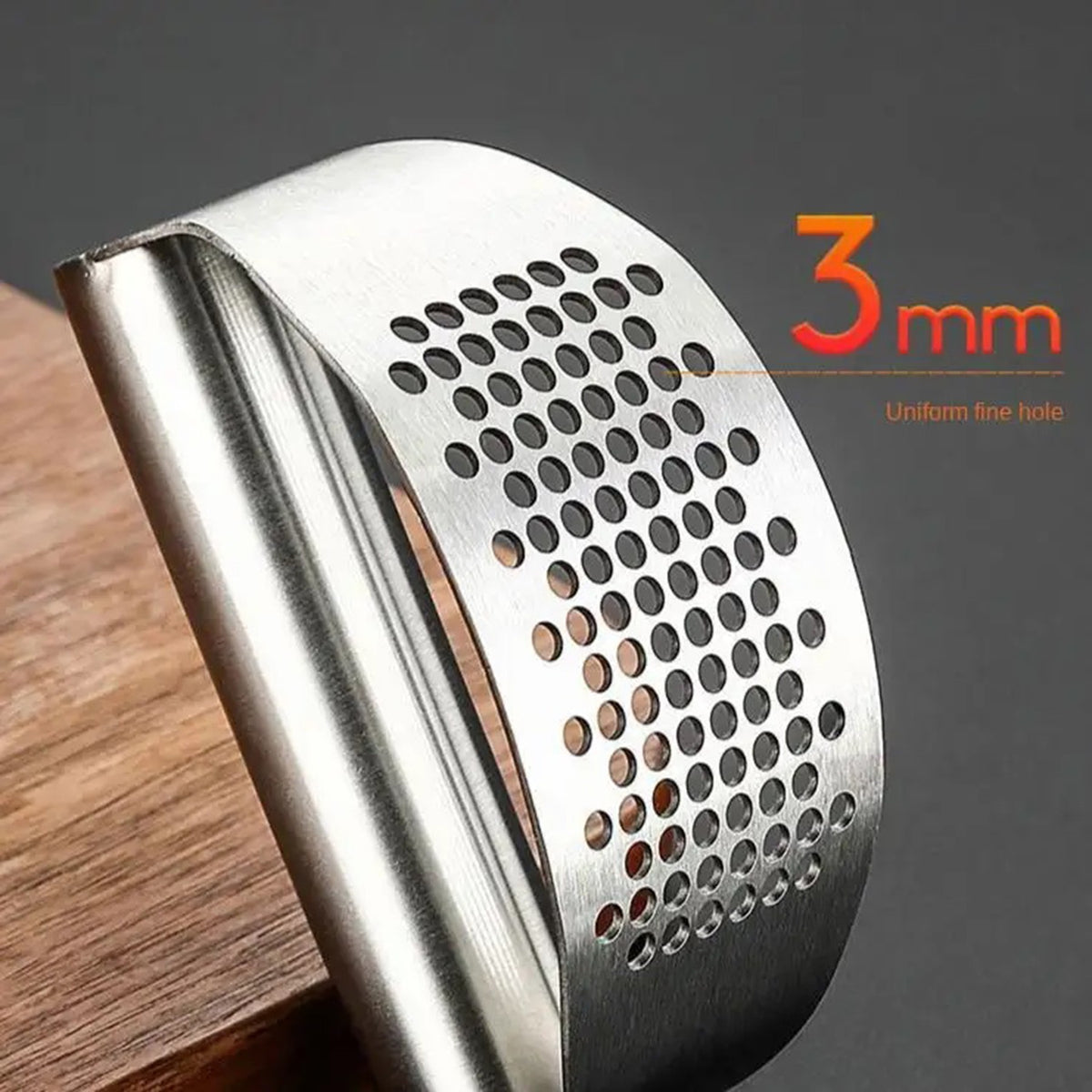 Metal Handle Manual Garlic Press Tool Garlic Masher