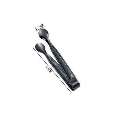4.13" 304 Stainless Steel Ice Tongs Cooking Kitchen Tongs