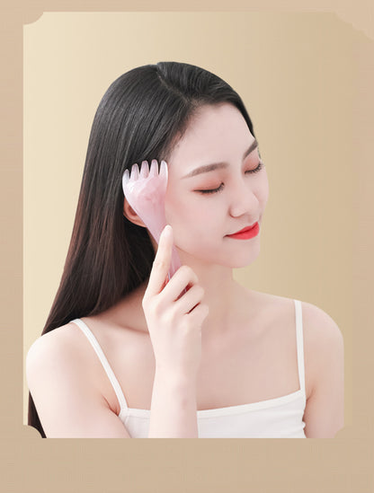 Handheld Massager Tool 5 Claws Head Skin Scraping Resin Manual Massager