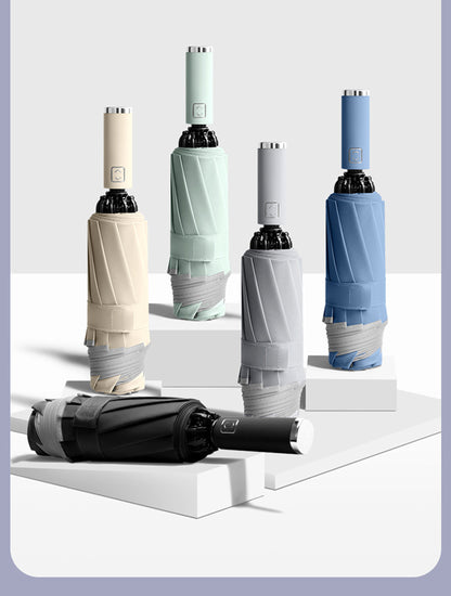 Automatic Open Umbrella Double Layered Reverse Umbrella Reflective Strip Large Size Umbrella
