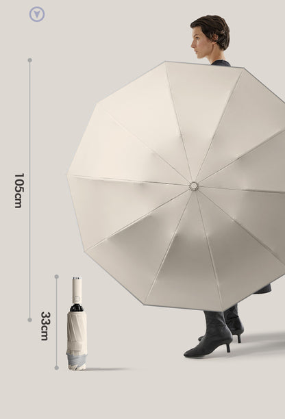 Automatic Open Umbrella Double Layered Reverse Umbrella Reflective Strip Large Size Umbrella