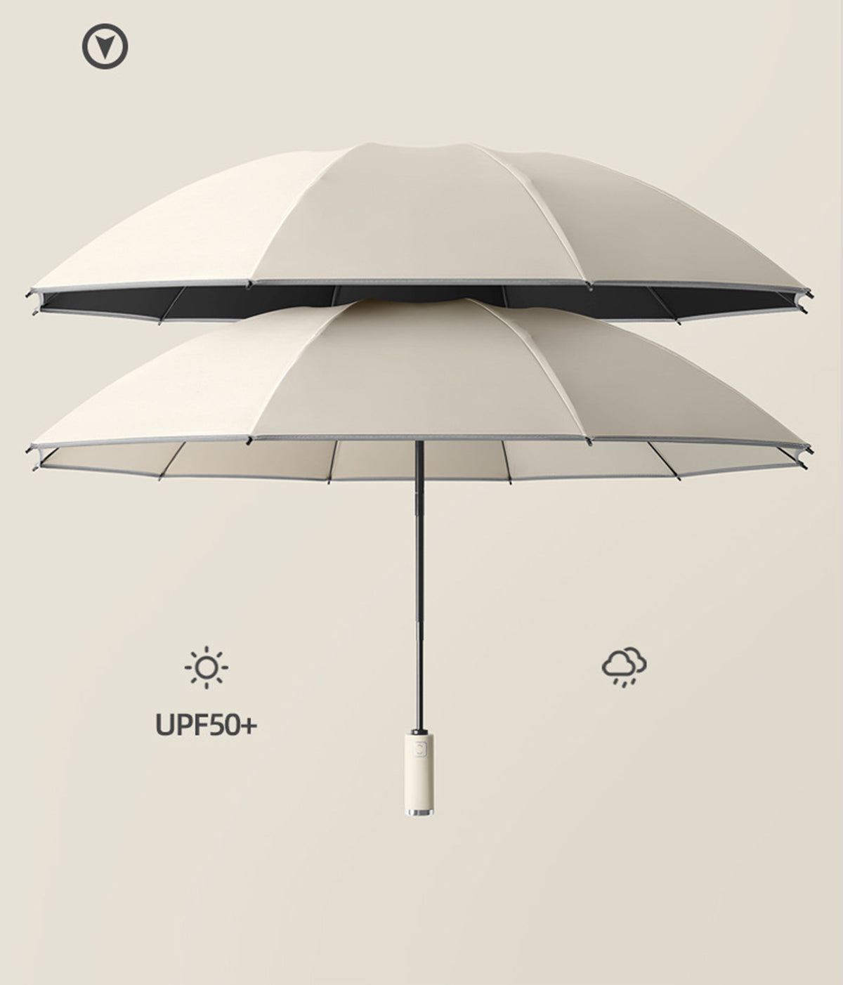 Automatic Open Umbrella Double Layered Reverse Umbrella Reflective Strip Large Size Umbrella