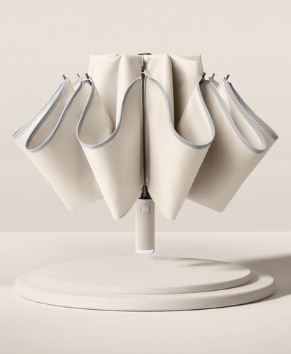 Automatic Open Umbrella Double Layered Reverse Umbrella Reflective Strip Large Size Umbrella