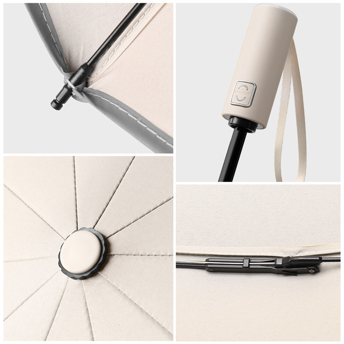 Automatic Open Umbrella Double Layered Reverse Umbrella Reflective Strip Large Size Umbrella