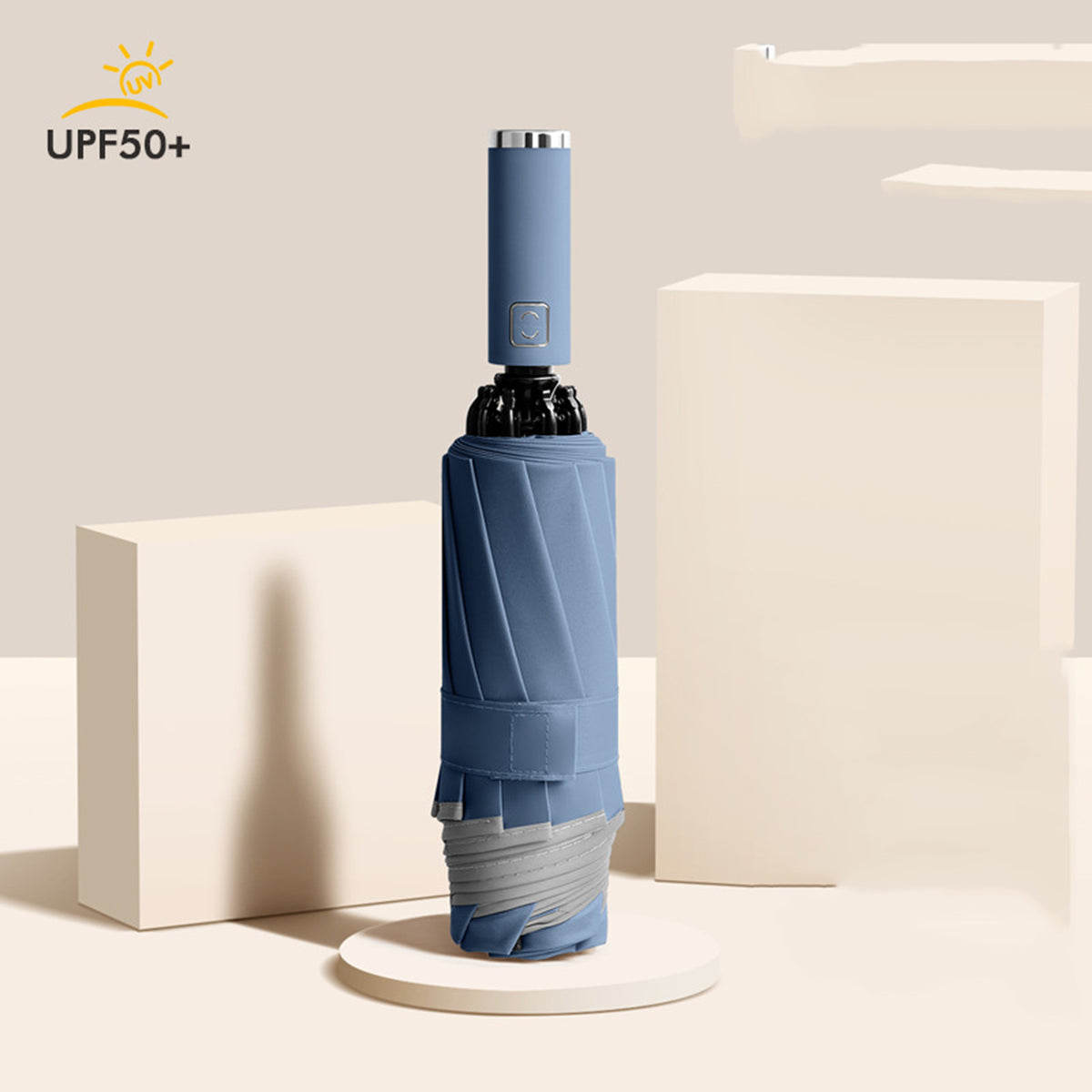 Automatic Open Umbrella Double Layered Reverse Umbrella Reflective Strip Large Size Umbrella