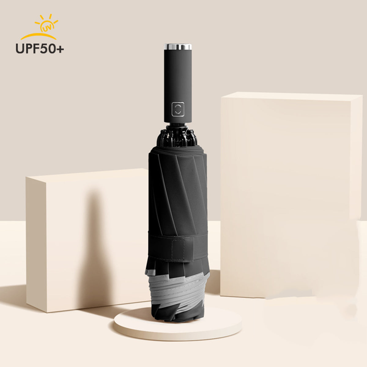 Automatic Open Umbrella Double Layered Reverse Umbrella Reflective Strip Large Size Umbrella