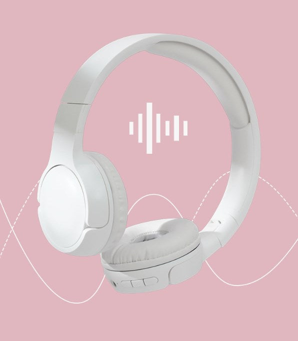 Foldable On Ear Stereo Wireless Headsets Earphone