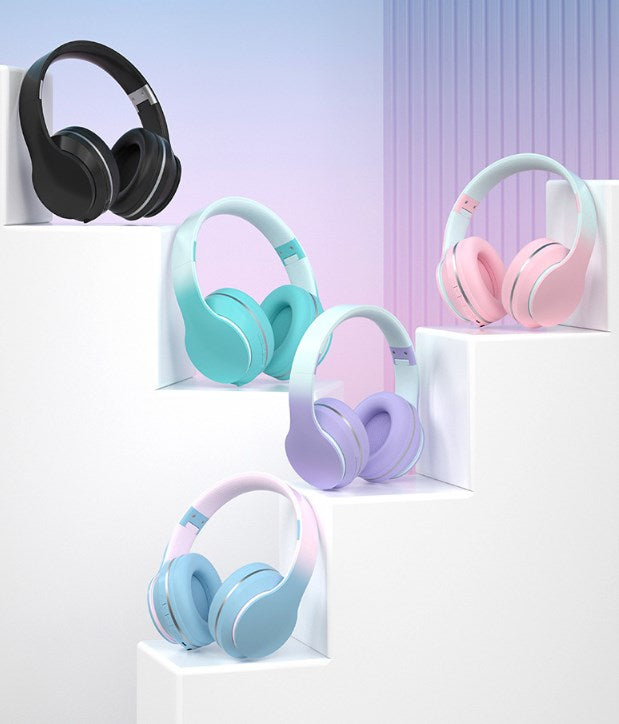 Foldable On Ear Stereo Wireless Headsets Earphone
