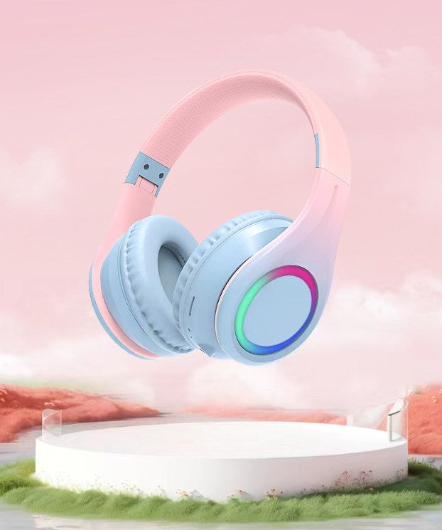 Foldable On Ear Stereo Wireless Headsets Earphone