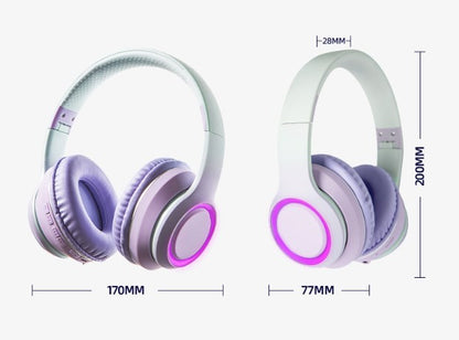 Foldable On Ear Stereo Wireless Headsets Earphone