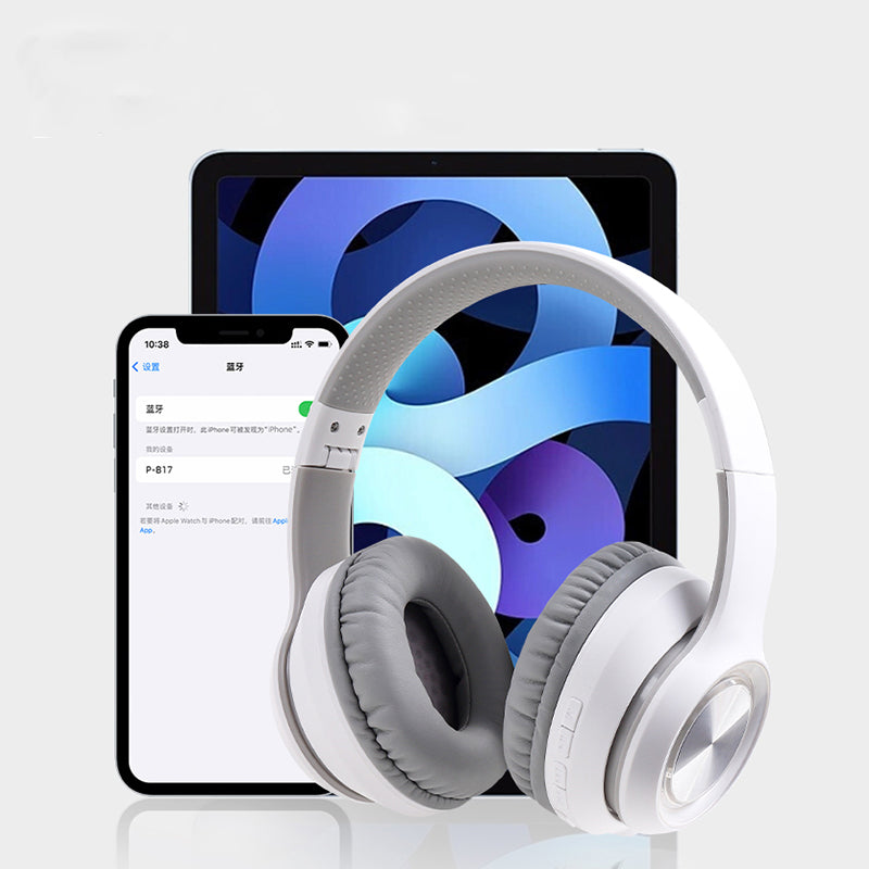 Foldable On Ear Stereo Wireless Headsets Earphone
