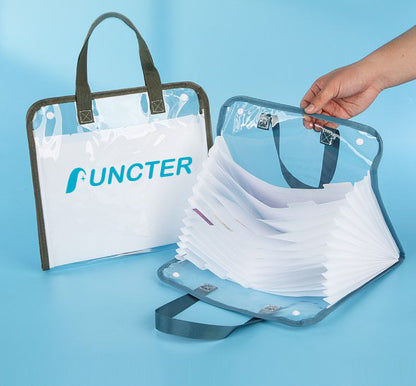 Portable Organ Bag Plastic File Folder Accordion File Folder