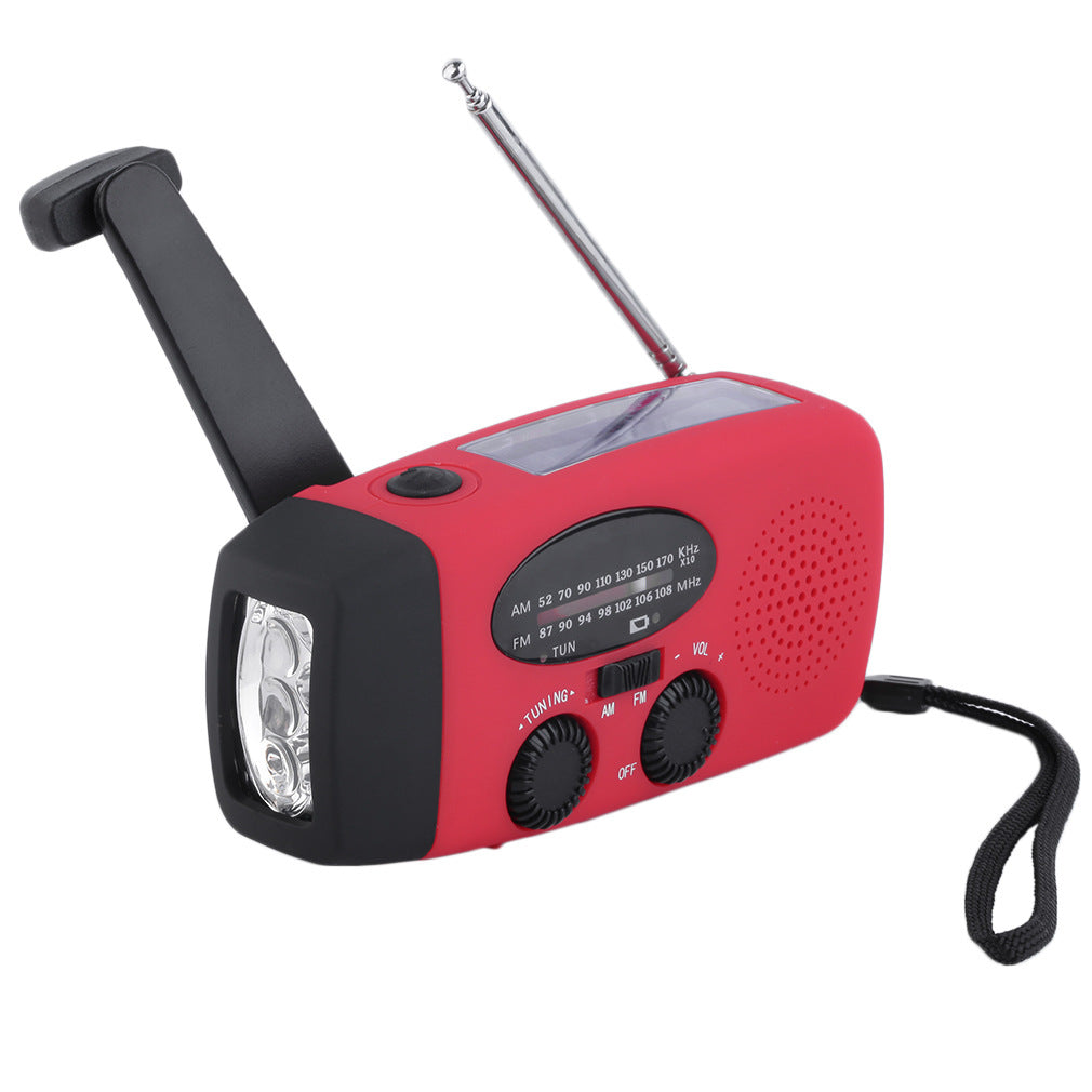 AM/FM NOAA Radio w/Cellphone Charger & Flashlight 1200 mAh Battery