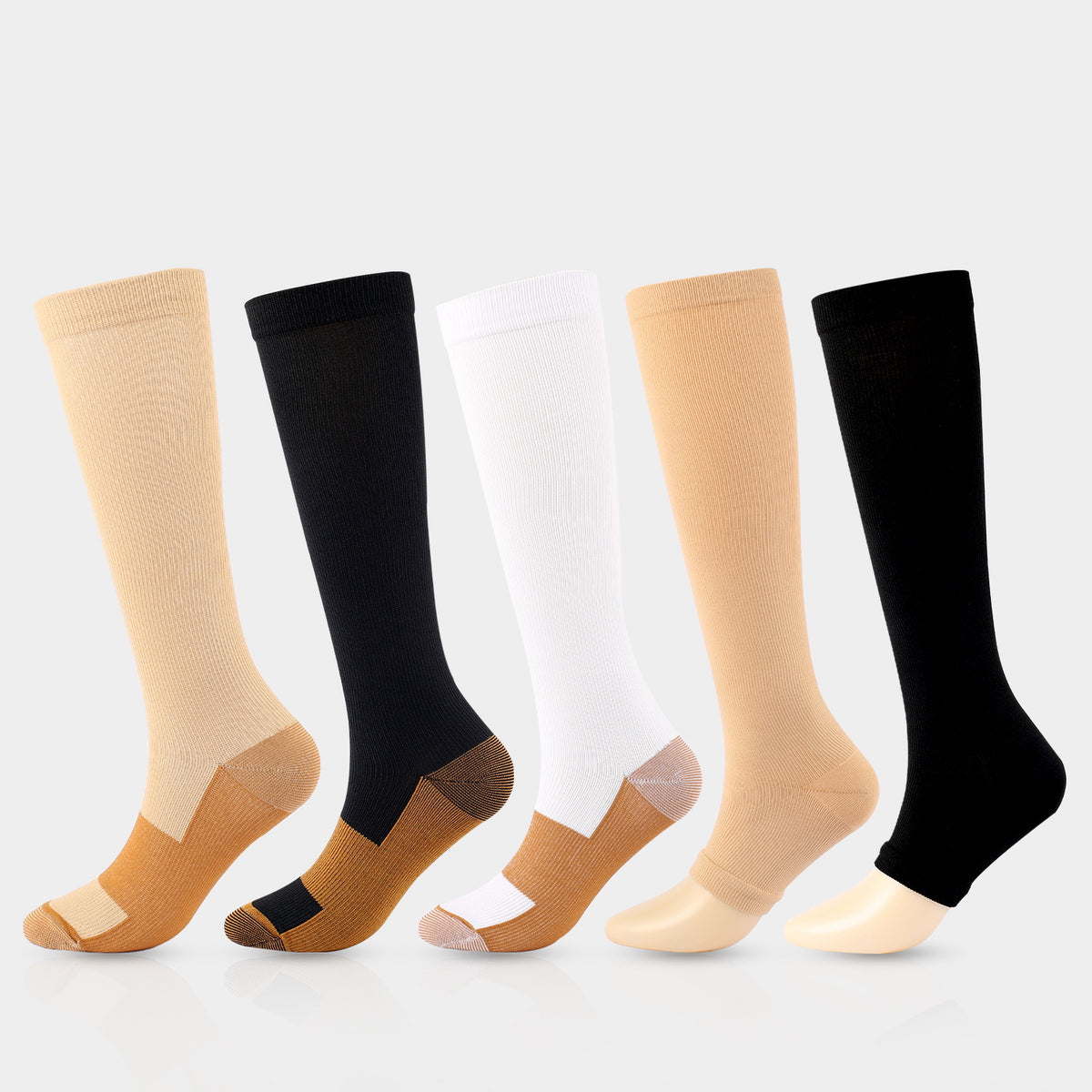 Custom Knitted Knee High Socks Unisex Socks With Full Customization