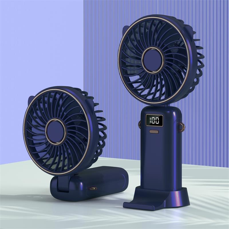 Mini Handheld Fan W/5 Speed Adjustable Fan 1200mah Bettery