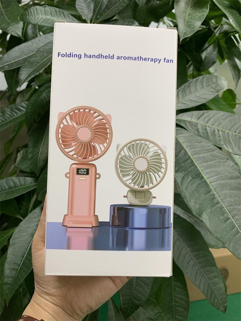 Mini Handheld Fan W/5 Speed Adjustable Fan 1200mah Bettery