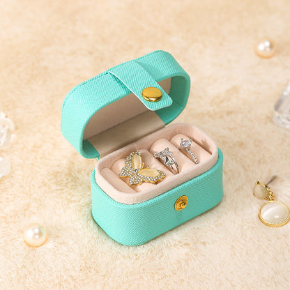 Tiny PU Portable Ring Case