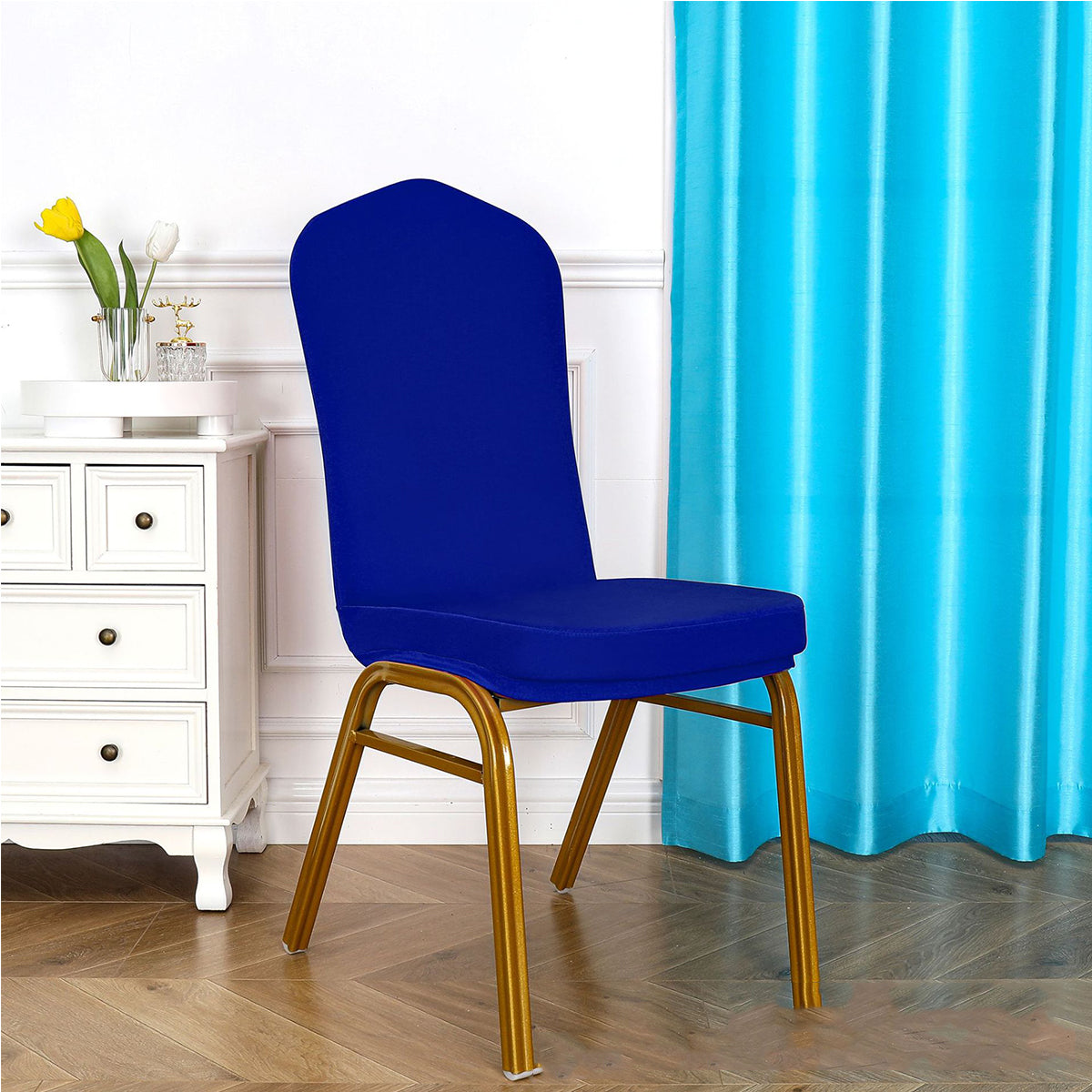 Half Cover Thickened Spandex Hotel Chair Cover