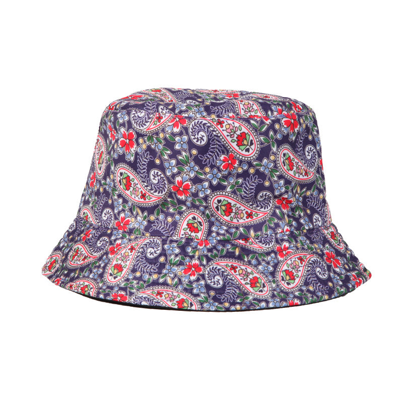#31 Geometric Tie-dye Pattern Basin Cap Bucket Hat