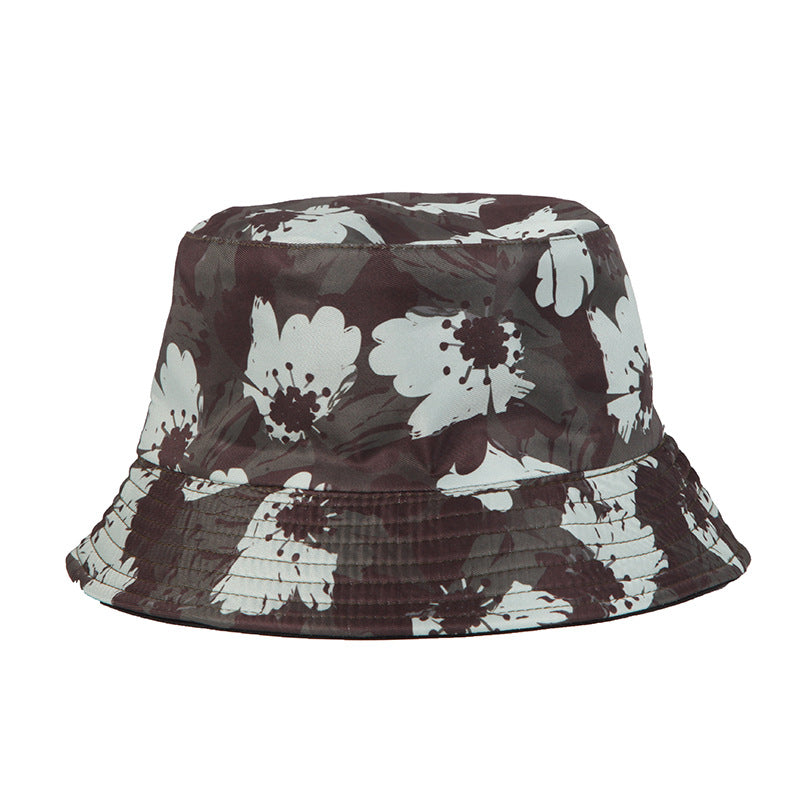 #40 Geometric Tie-dye Pattern Basin Cap Bucket Hat