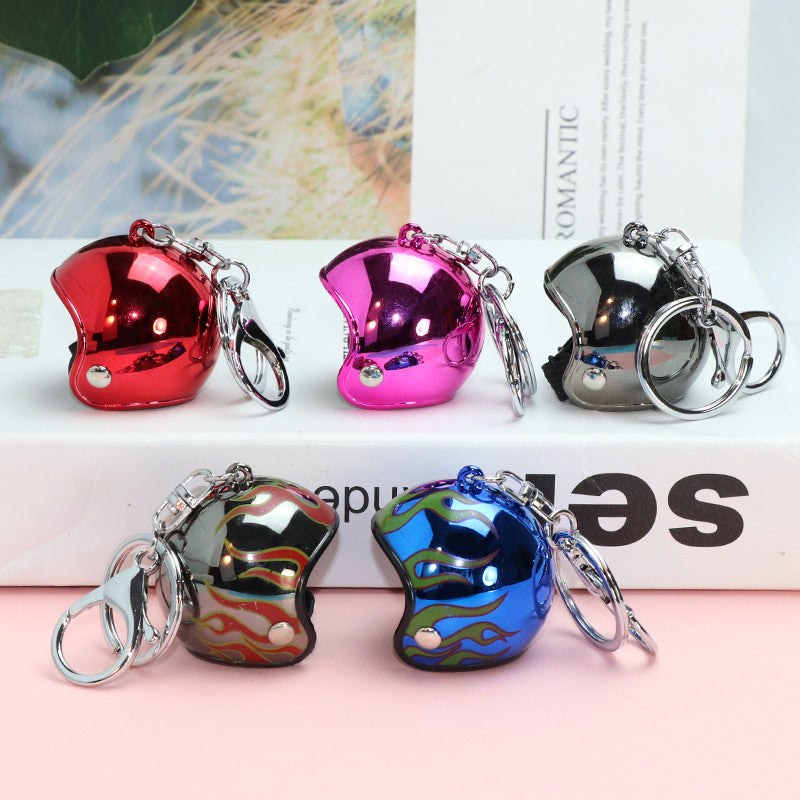 Motorcycle Helmet Keychain Phone Pendant Bag Keyring Bag Pendant Charm Accessories