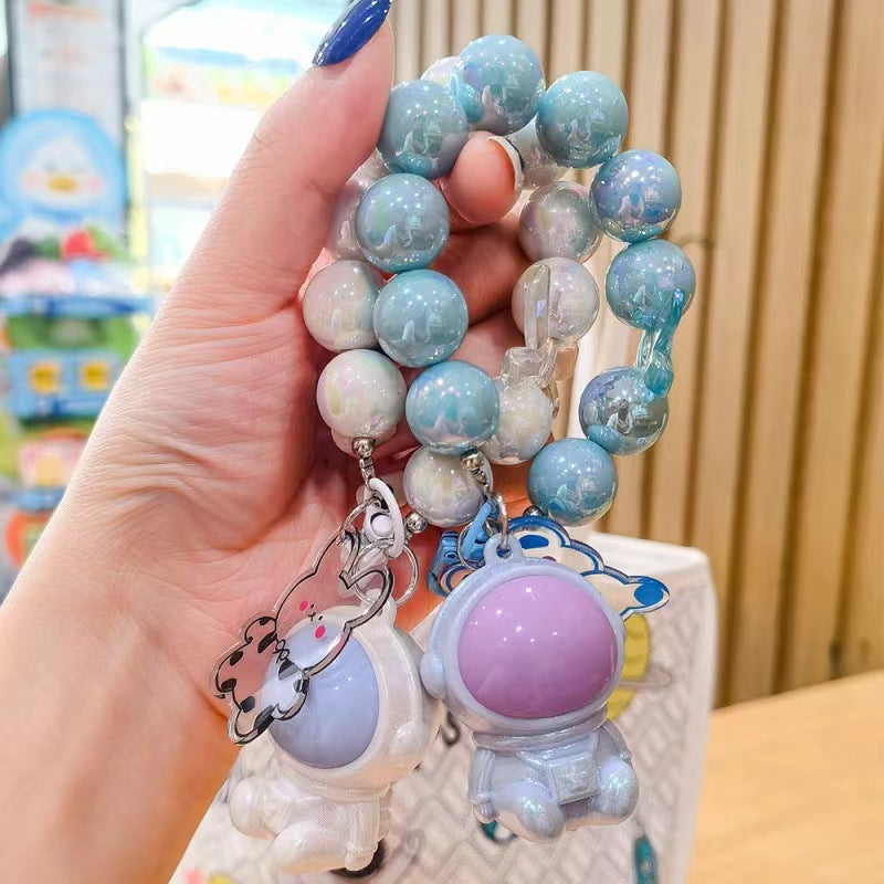Macarons Astronaut Keychain Phone Pendant Bag Keyring Bag Pendant Charm Accessories