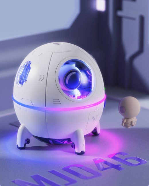 220ml Space Capsule USB Cool Mist Humidifier