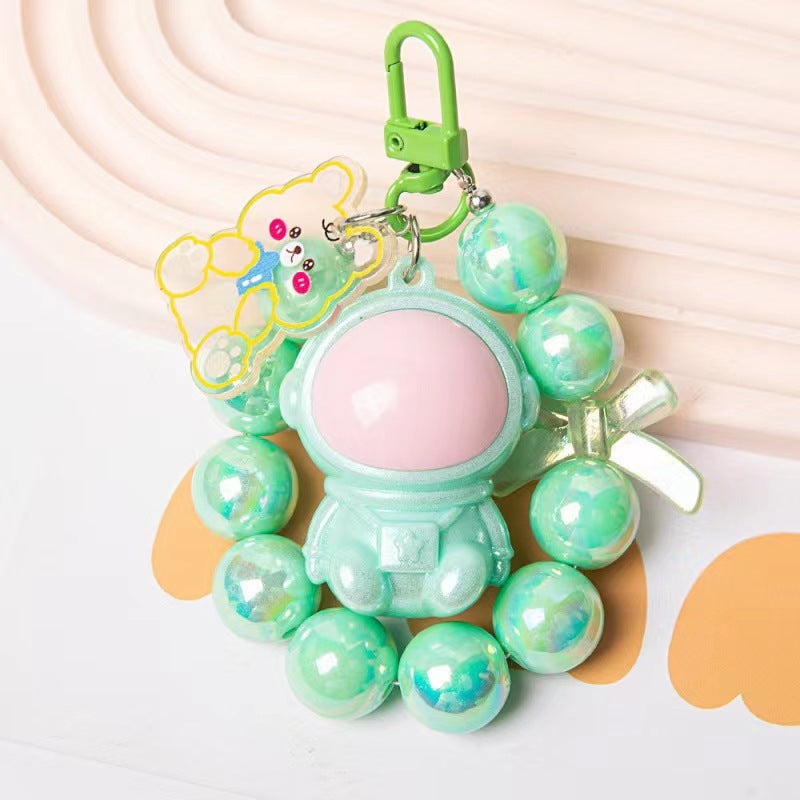 Macarons Astronaut Keychain Phone Pendant Bag Keyring Bag Pendant Charm Accessories