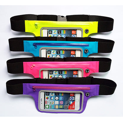 Transparent Touch Screen Ultra-Thin Phone Waist Bag Fanny Pack
