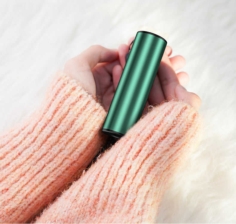 Portable Type-C Round Stick Handwarmer Power Bank 5000 mAh