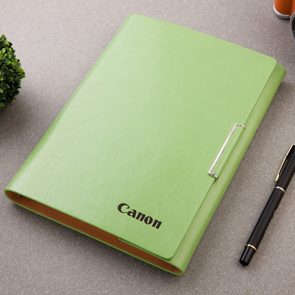 PU Leather Binder/A5 Loose-leaf Notebook w/A Pen Holder & Card Holder
