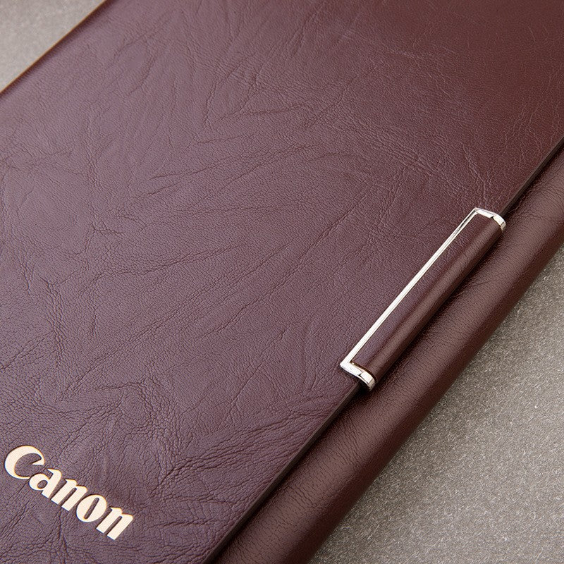 PU Leather Binder/A5 Loose-leaf Notebook w/A Pen Holder & Card Holder