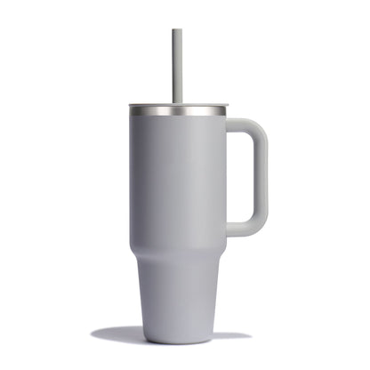 30 OZ Car Tumbler Double-Walled Stainless Steel Cup W/ Straw