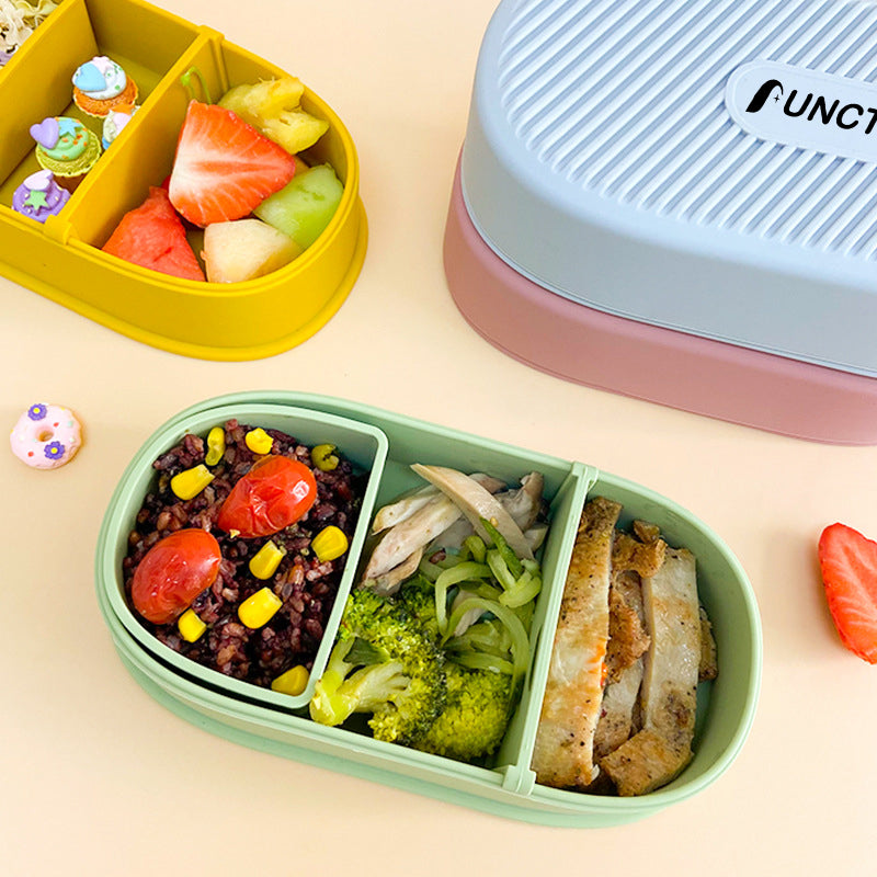 Silicone Lunch Box Silicone Bowl Microwave Heating Bowl
