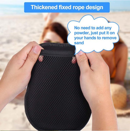 Sand Wipe Off Mitt Beach Sand Cleaner