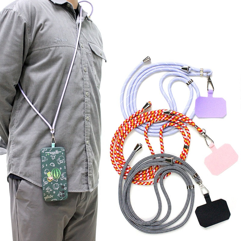Polyester Phone Lanyard Compatible With All Smart phone