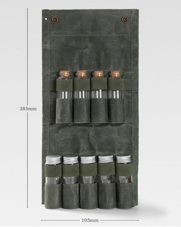 Camping Spice Kit Travel Spice Holder Hiking Spices Set