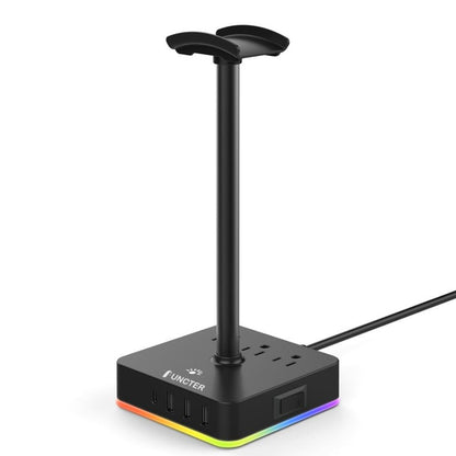 3 Level Light Desk Lamp Electronic Socket Multiple Function Charger #JLT-PC010