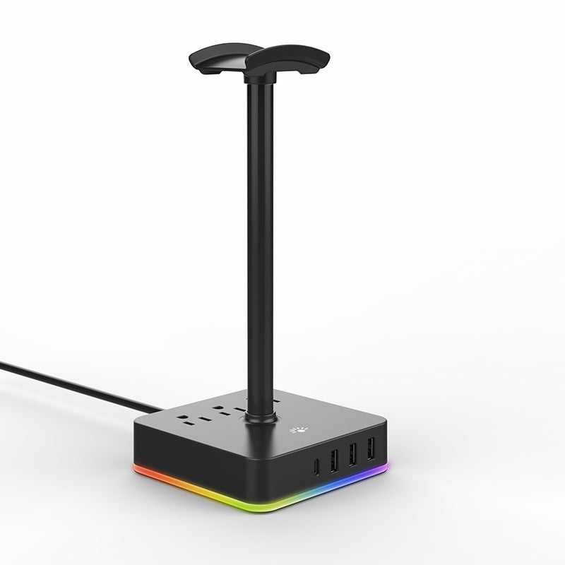 3 Level Light Desk Lamp Electronic Socket Multiple Function Charger #JLT-PC010