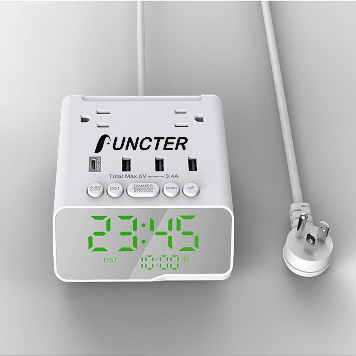 Electronic Clock Multiple Function Charger #YF-01PD