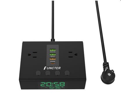 Electronic Clock Multiple Function Charger #YF-08