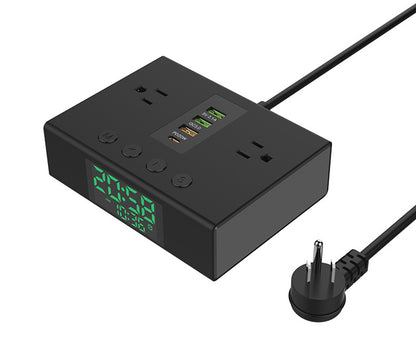 Electronic Clock Multiple Function Charger #YF-08