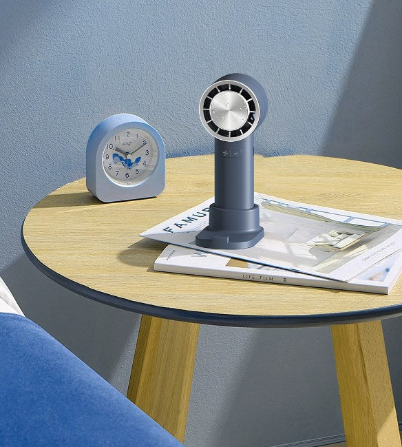 Mini Handheld Fan Rechargeable Portable Small Cold Compress Fan Desk Fan 3 Levels Wind Speed