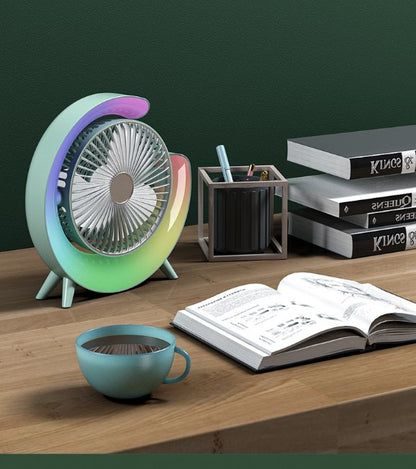Mini Fan Portable Small Fan Desk Fan 3 Levels Wind Speed