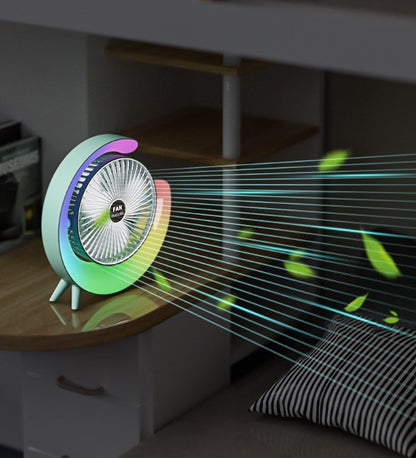 Mini Fan Portable Small Fan Desk Fan 3 Levels Wind Speed