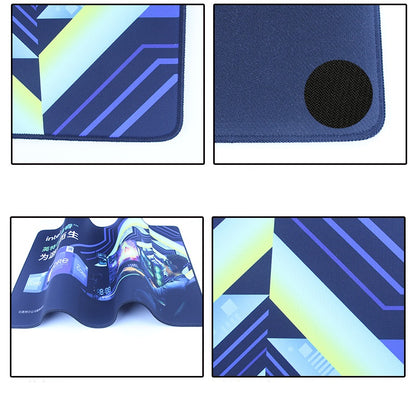 Custom Shape 11.8" x 7.8" Non Slip Mouse Pad Rubber Base Full Color Mouse Pad