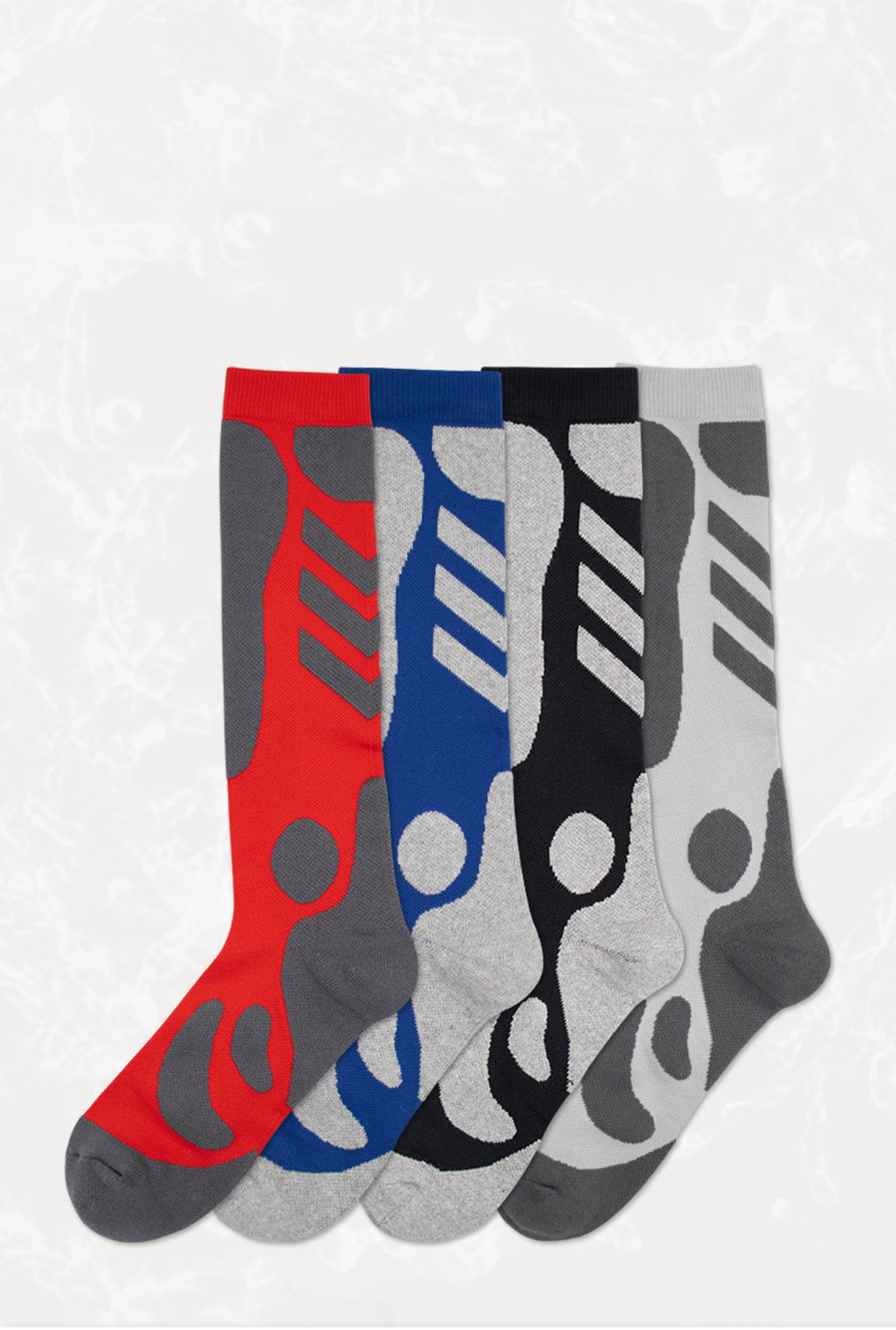 Ski Socks Men Women 2 Packs Warm Winter Thermal Socks for Snow Snowboarding Knee High Compression