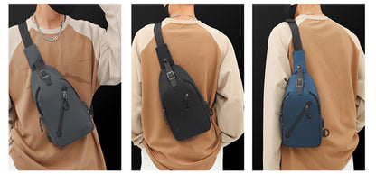 Sling Crossbody Backpack With USB Charger Shoulder Bag
