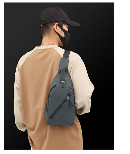 Sling Crossbody Backpack With USB Charger Shoulder Bag